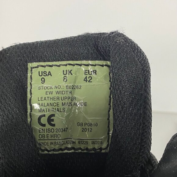 Bates Tactical Sport Combat Boots Men's 9 EW Black Leather Military E02262 - Picture 9 of 9